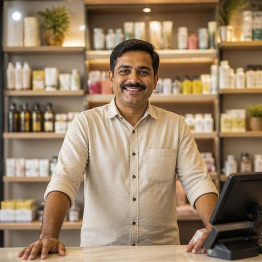 Retail shop owner